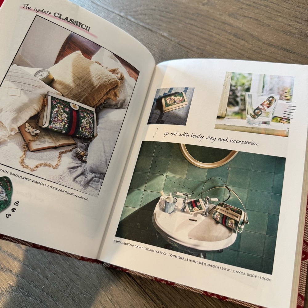NIP GUCCI "My Scrapbook" Limited Edition Notebook BAILA 2018 Japan Exclusive - Picture 10 of 16
